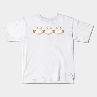 Reindeer Holiday Holly Bao Ribbon Kids T-Shirt